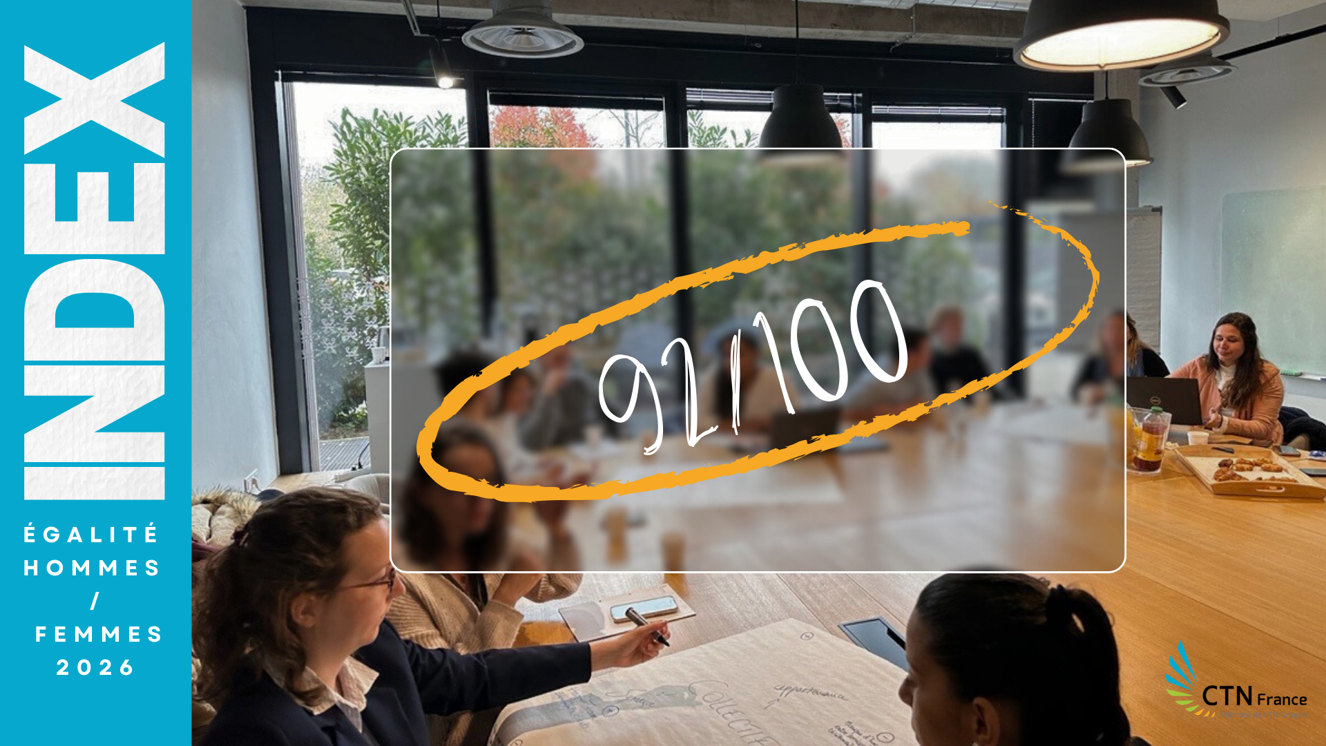 résultat index 2026 de 92/100